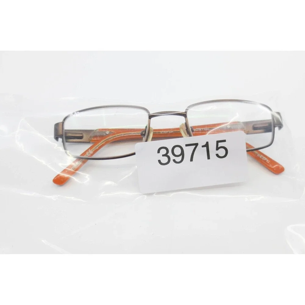 X Games Step Up 210 Eyeglasses Brown Orange Rectangle Metal Frame 46-18-130